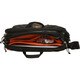 3 Way Expandable Briefcase - Wildfire Black (Laptop Open) (Show Larger View)
